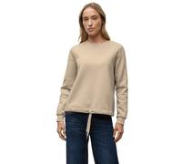 Street One 3017129 Sweat-Shirt avec détails côtelés, Beige sablé, 38 Femme