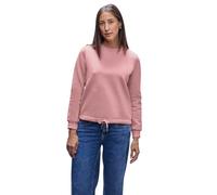 Street One 3017129 Sweat-Shirt avec détails côtelés, Rose poudré, 38 Femme
