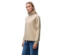 Street One 3017132 Sweat-Shirt à col Montant, Beige sablé, 40 Femme