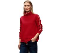Street One 3017132 Sweat-Shirt à col Montant, Racing Rouge, 38 Femme