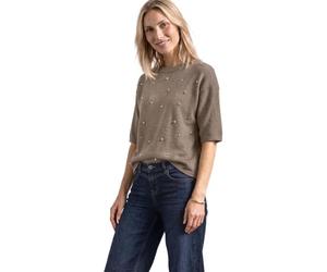 Street One 3018066 Pull à Manches 3/4 avec col Rond Femme