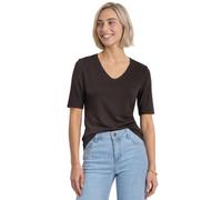 Street One 3116837 T-Shirt Basique avec Devant Opaque Femme