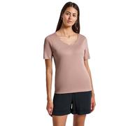 Street One 3227205 T-Shirt avec décolleté en cœur, Rose pâle, 46 Femmes