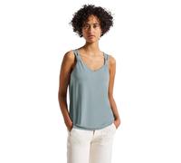 Street One 3227285 Haut Aspect Soie avec nœud, Arona Blue, 42 Femmes