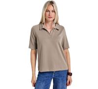 Street One 3227352 Polo Aspect Soyeux, Beige Matin, 40 Femmes