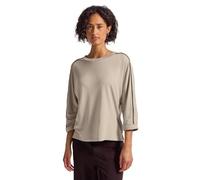 Street One 3227569 T-Shirt à Rayures Gallon, Beige Matin, 40 Femmes