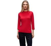 Street One 3227869 T-Shirt Basic avec col Tortue, Racing Red, 48 Femmes