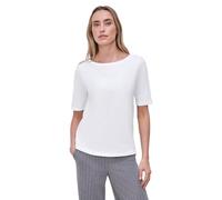Street One 3228108 T-Shirt avec col Bateau, Blanc, 48 Femmes