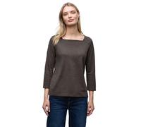 Street One 3228254 Maillot à col carré, Rustic Brown Mel, 40 Femmes