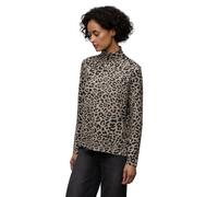 Street One 3228621 T-Shirt à col Montant avec Fantaisie, Beige Doux, 44 Femmes