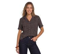 Street One 3231295 T-Shirt avec mélange structuré et boutonnière Femme