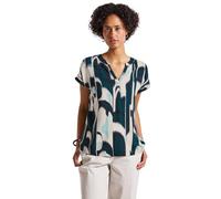 Street One 3411792 Chemisier à Motifs, Bleu Marine, 42 Femmes