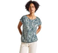 Street One 3411798 Chemisier avec détails adhésifs, Arona Blue, 38 Femmes