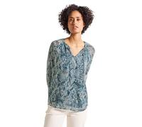 Street One 3411857 Chemisier en Mousseline Raglan, Arona Blue, 42 Femmes