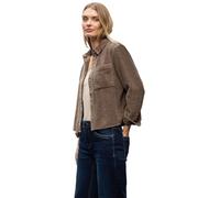 Street One 3412372 Chemise en Velours côtelé, Silk Brown, 48 Femmes