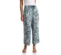 STREET ONE 3716097 Pantalon Large à Motifs, Arona Blue, 38W / 26L Femmes