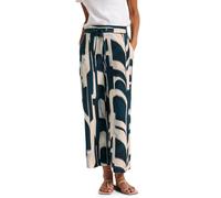 STREET ONE 3716097 Pantalon Large à Motifs, Bleu Marine, 40W / 26L Femmes