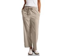 Street One 3716622 Pantalon décontracté avec Turn-Up, Beige Matin, 34W / 28L Femmes