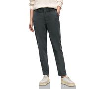 Street One 3716673 Chino en Velours Doux, Baume Green, 44W / 30L Femmes