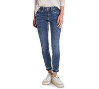 Street One 3716773 Jean avec détails Scintillants, Authentic Blue Washed, 26W / 28L Femmes