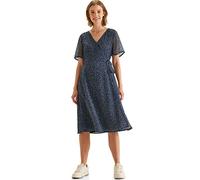 Street One A143567 Robe Portefeuille, Bleu foncé, 38 Femme