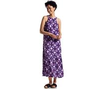 STREET ONE A144062 Robe Maxi avec Imprimé, Bellflower Lilac, 42 Femmes, Multicolore