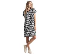 Street One A144125 Robe en Viscose, Noir, 36 Femmes