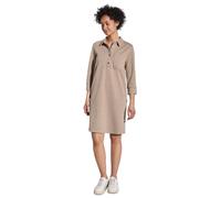 Street One A144386 Robe avec col Chemise, Beige Clair chiné, 46 Femmes