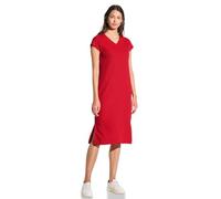 STREET ONE A144444 Robe avec Structure côtelée, Rouge Gloire, 42 Femmes