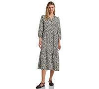 Street One A144562 Robe à Volants à Motifs, Vert pin Grove, 38 Femmes