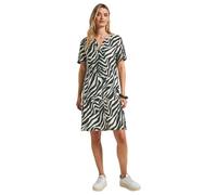 STREET ONE A144563 Robe Tunique à Motifs, Vert pin Grove, 40 Femmes
