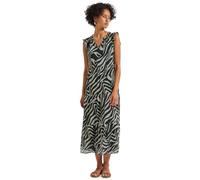 Street One A144566 Robe en Mousseline avec Volants, Vert pin Grove, 44 Femmes