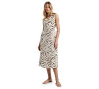 Street One A144571 Robe midi à Motifs, Beige Tumbled, 44 Femmes