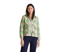 STREET ONE A212087 Veste avec Teneur en Laine, Vert Printemps Clair, 44 Femme, Multicolore