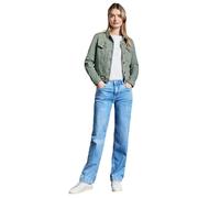 Street One A212417 Blouson en Jean, Olive Washed, 46 Femmes