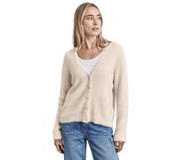 Street One A253822 EOS_Short featheryarn Cardigan, Lucid White, 48 Femme