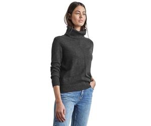 Street One A302786 Pull à col roulé, Gravel Grey Mel, 36 Femme
