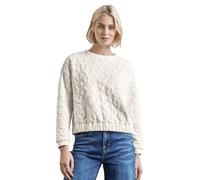 Street One A303055 Sweat léopard surdimensionné, Lucid White, 42 Femme