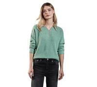 Street One A303085 Pull avec col en V, Sunlit Green Mel, 46 Femme