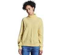 Street One A303086 Pull structuré, Jaune chiné, 42 Femme