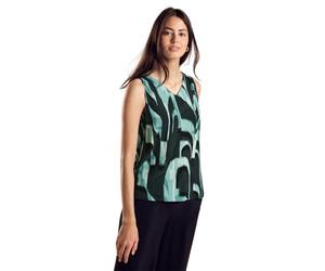 Street One A321802 Top Été, Vert Chasseur, 36 Femmes