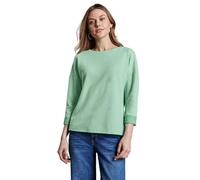 Street One A322932 T-Shirt au Look mélangé, Tendril Green Mel, 38 Femmes
