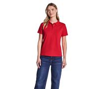 Street One A322942 Polo avec Structure côtelée, Glory Red, 38 Femmes