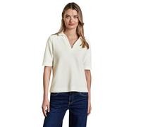 Street One A322955 Polo structuré, Blanc cassé, 48 Femmes