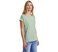 Street One A323505 T-Shirt avec détails au Crochet, Soft Jade Green, 38 Femmes
