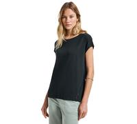 Street One A323505 T-Shirt avec détails au Crochet, Vert pin Grove, 40 Femmes