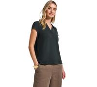 Street One A323518 Polo Aspect tricoté, Vert pin Grove, 42 Femmes
