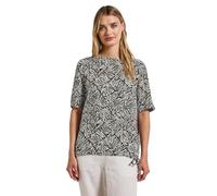 Street One A323576 T-Shirt avec Cordon de Serrage, Vert pin Grove, 44 Femmes