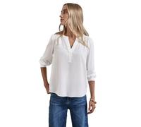 Street One A345112 Chemisier Tunique de Couleur Unie, Blanc cassé, 42 Femmes