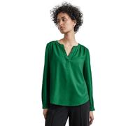 Street One A345112 QR Splitneck Tunique Blouse UNI, Couleur : Vert Vif, 36 Femmes